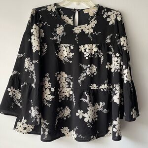 Michael Kors lightweight peplum top